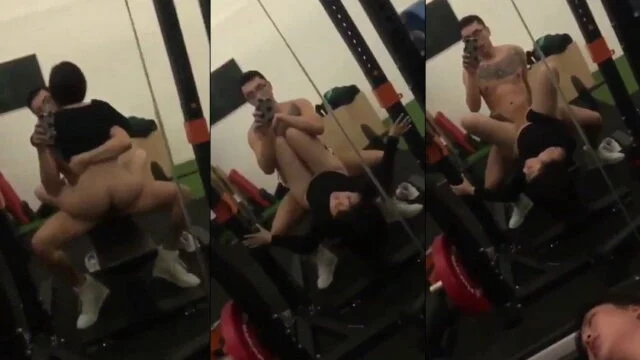 Anh PT chơi em gái gymer tại phòng tập