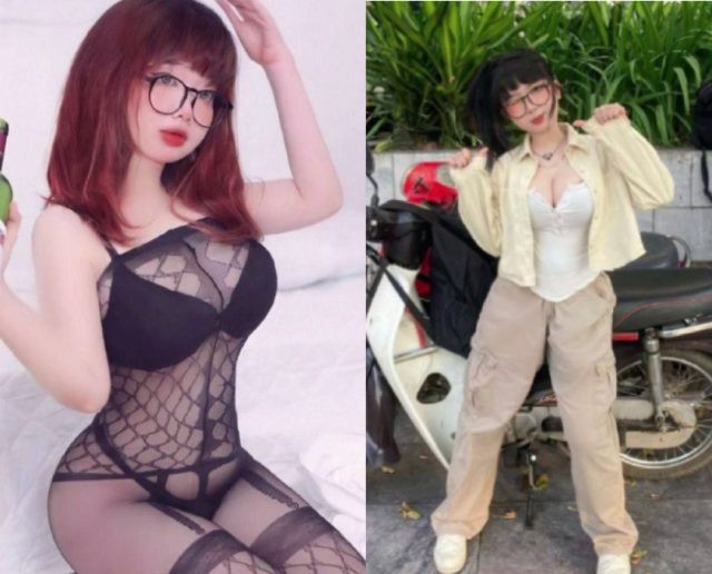 Em bím múp chặt khít con cu anh