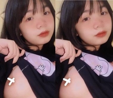 Em tóc ngăn vú to được đụ sướng