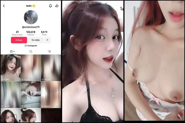 [Hot] Hot Tiktoker Lê Mai Huyền Trân 2k3 Cần Thơ hơn 121k FL lộ clip nóng show vú căng đét ưỡn ẹo dâm đĩ vkl