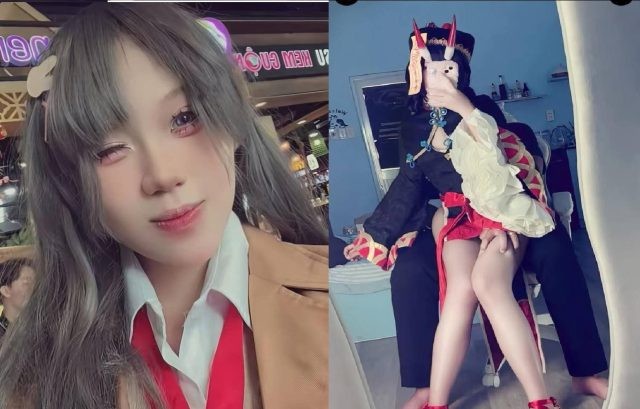 Sex em gái cosplay làm bạn trai thích mê