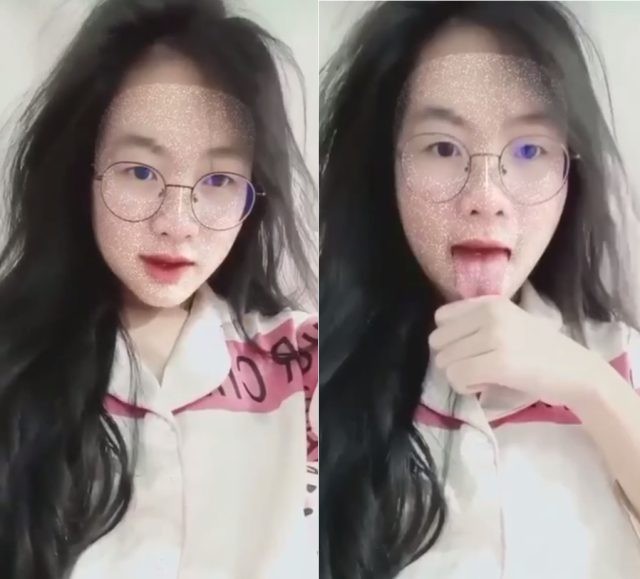 Sinh viên thèm hàng ảo tưởng đang bú cu