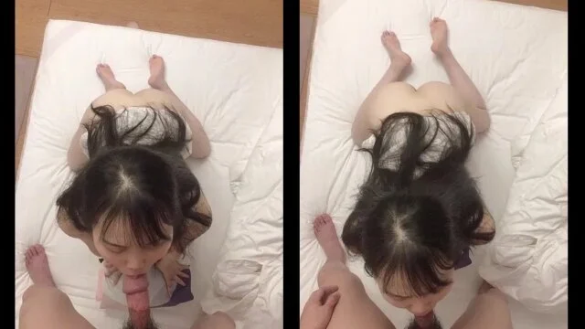 Vừa cởi quần ra là em lao vô bú mút liên